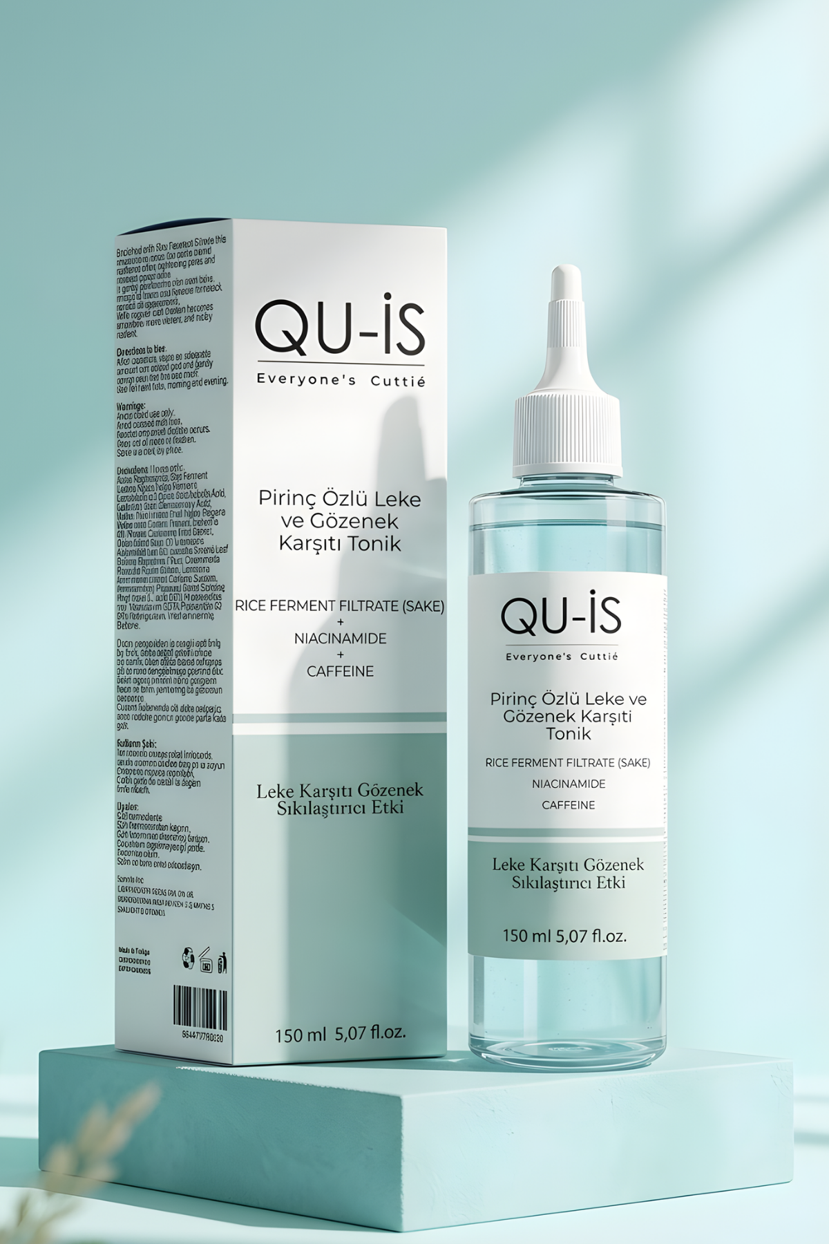 Aydınlatıcı Etkili Pirinç Özlü Tonik 150 ML (Niacinamide & Caffeine)